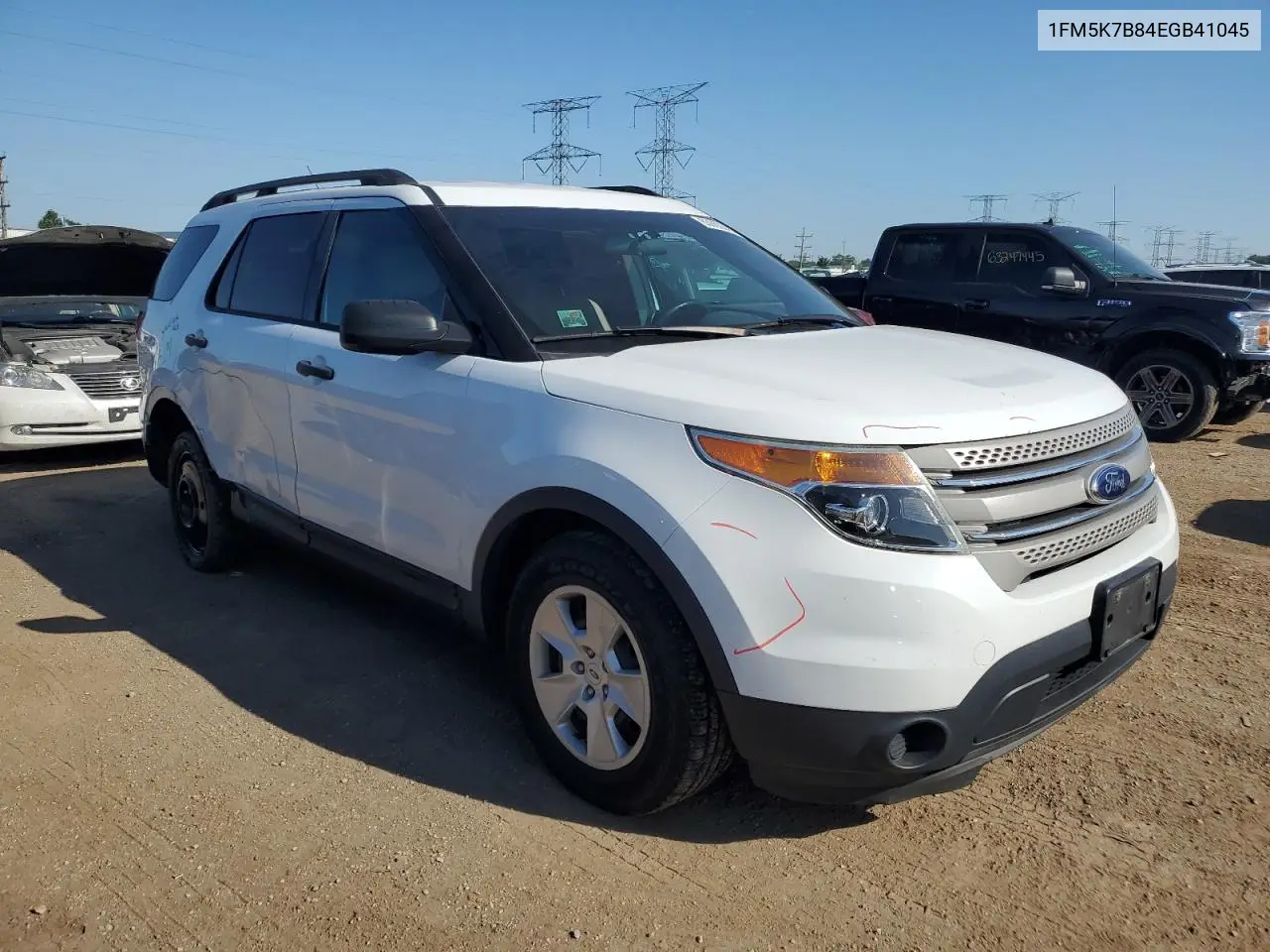 2014 Ford Explorer VIN: 1FM5K7B84EGB41045 Lot: 63059345