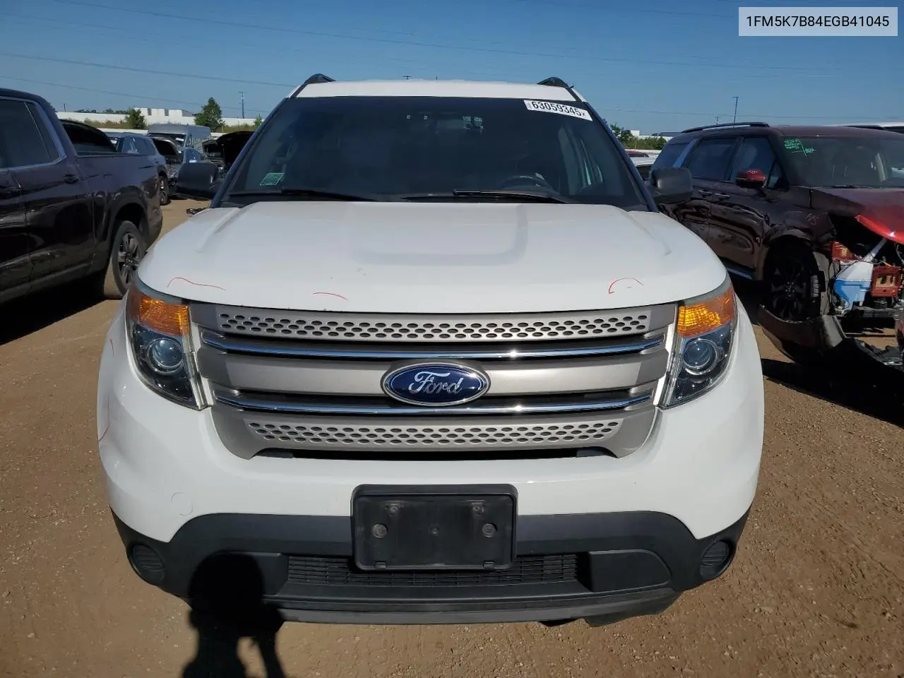 2014 Ford Explorer VIN: 1FM5K7B84EGB41045 Lot: 63059345