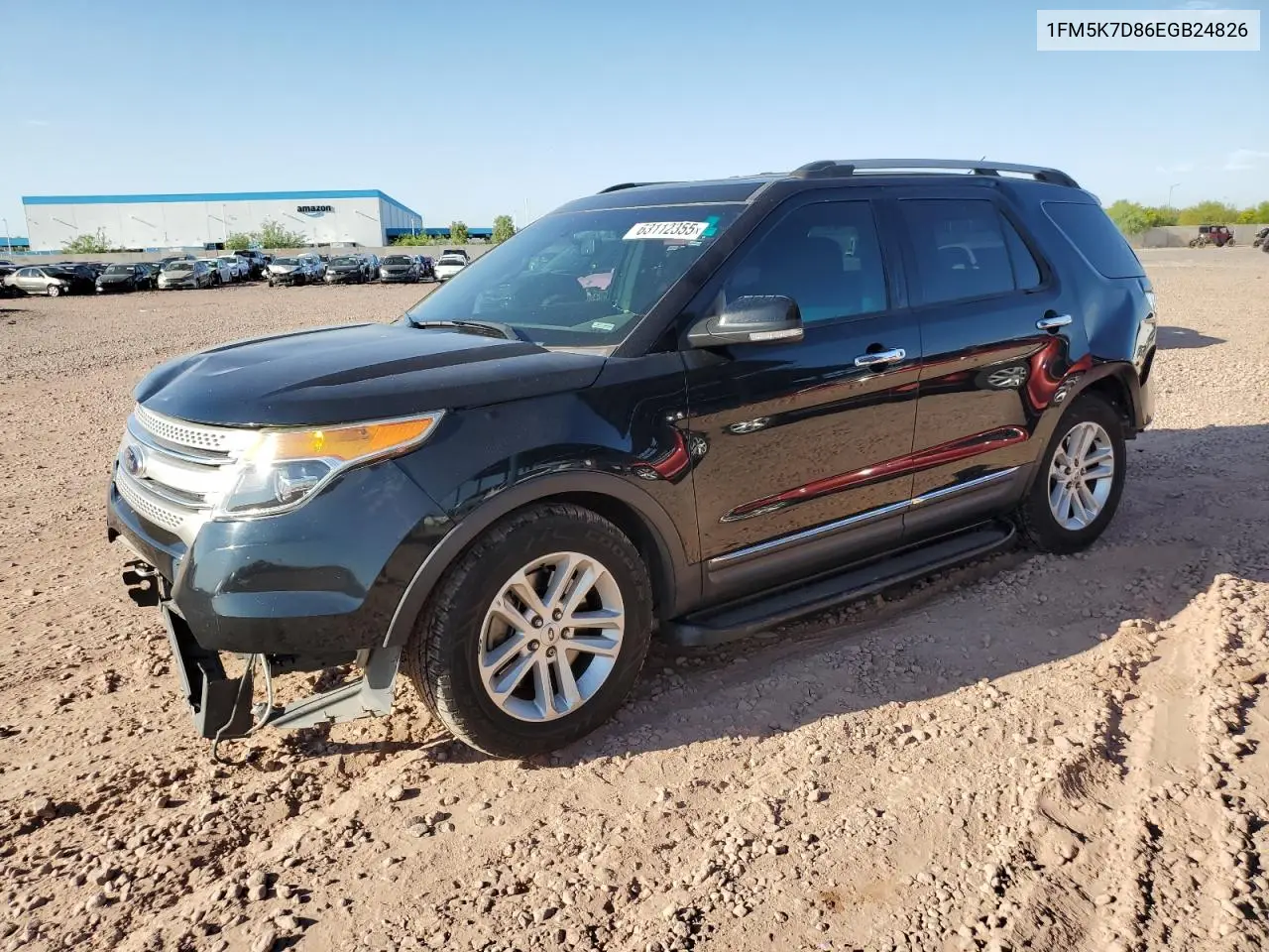 2014 Ford Explorer Xlt VIN: 1FM5K7D86EGB24826 Lot: 63112355