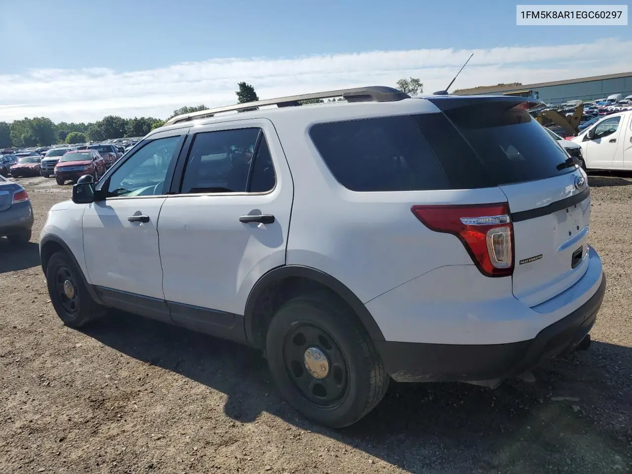 2014 Ford Explorer Police Interceptor VIN: 1FM5K8AR1EGC60297 Lot: 63147005