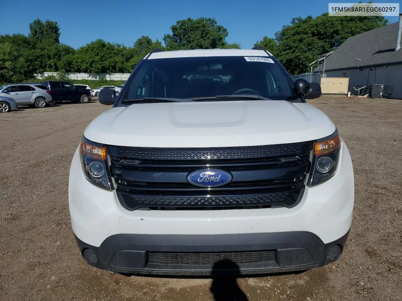 2014 Ford Explorer Police Interceptor VIN: 1FM5K8AR1EGC60297 Lot: 63147005