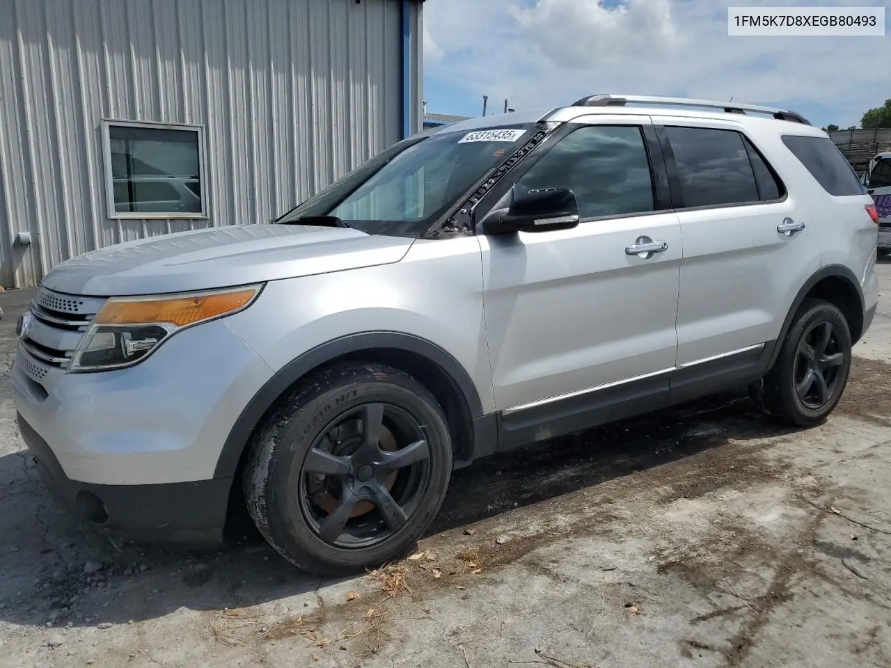 2014 Ford Explorer Xlt VIN: 1FM5K7D8XEGB80493 Lot: 63315435