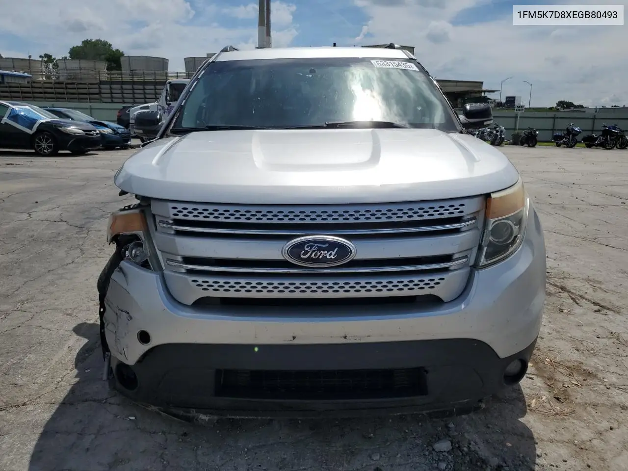 2014 Ford Explorer Xlt VIN: 1FM5K7D8XEGB80493 Lot: 63315435