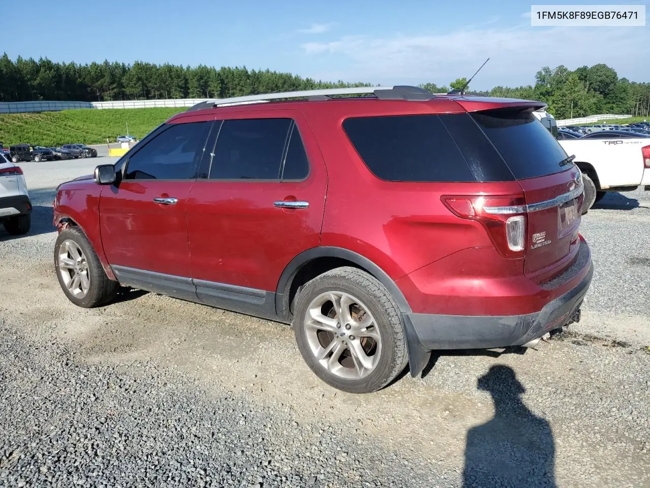 2014 Ford Explorer Limited VIN: 1FM5K8F89EGB76471 Lot: 63556825