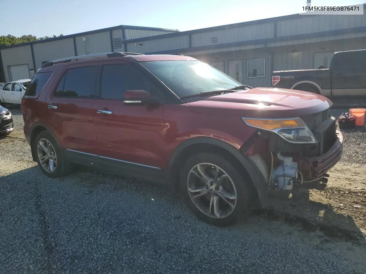 2014 Ford Explorer Limited VIN: 1FM5K8F89EGB76471 Lot: 63556825
