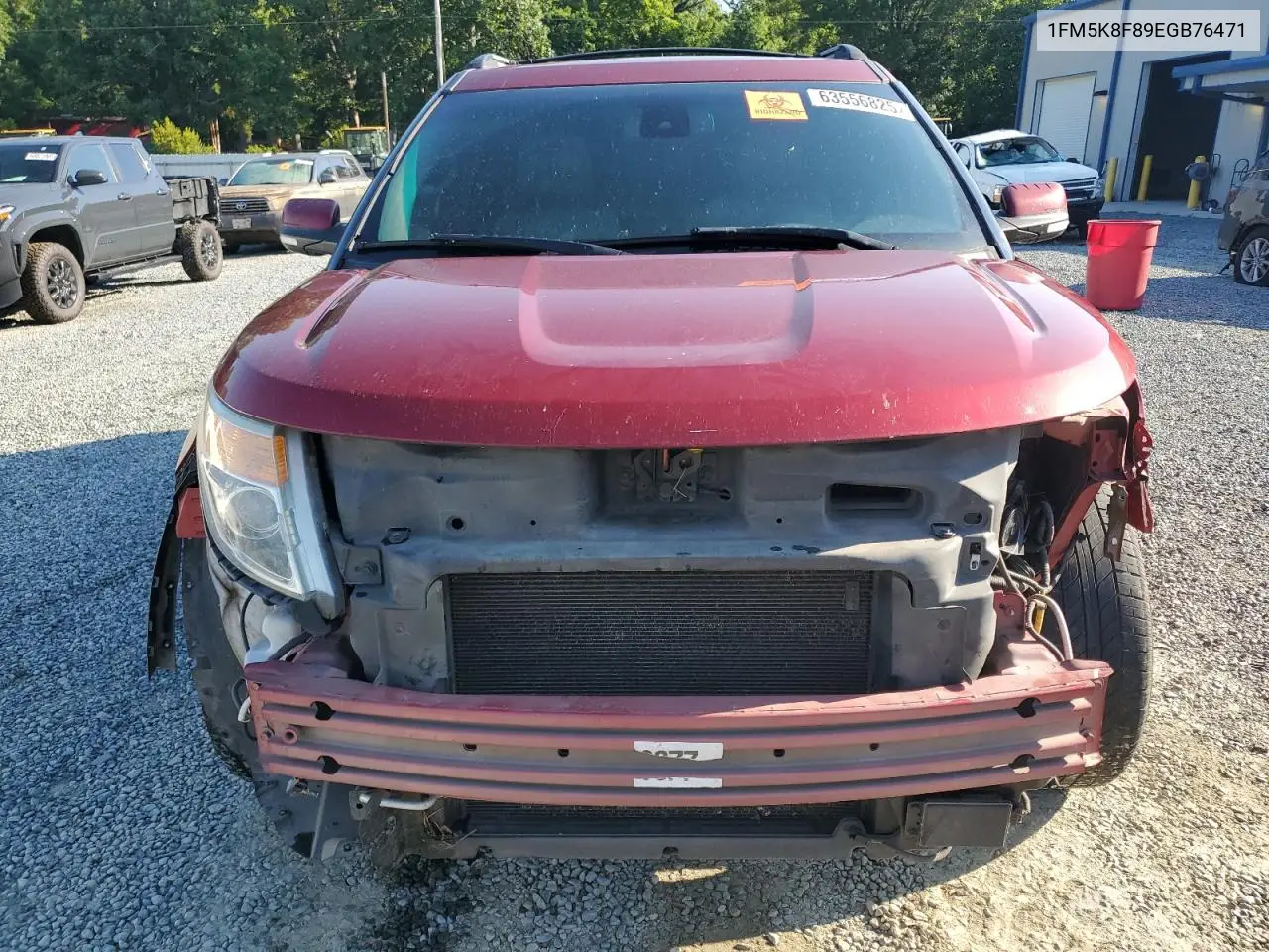2014 Ford Explorer Limited VIN: 1FM5K8F89EGB76471 Lot: 63556825
