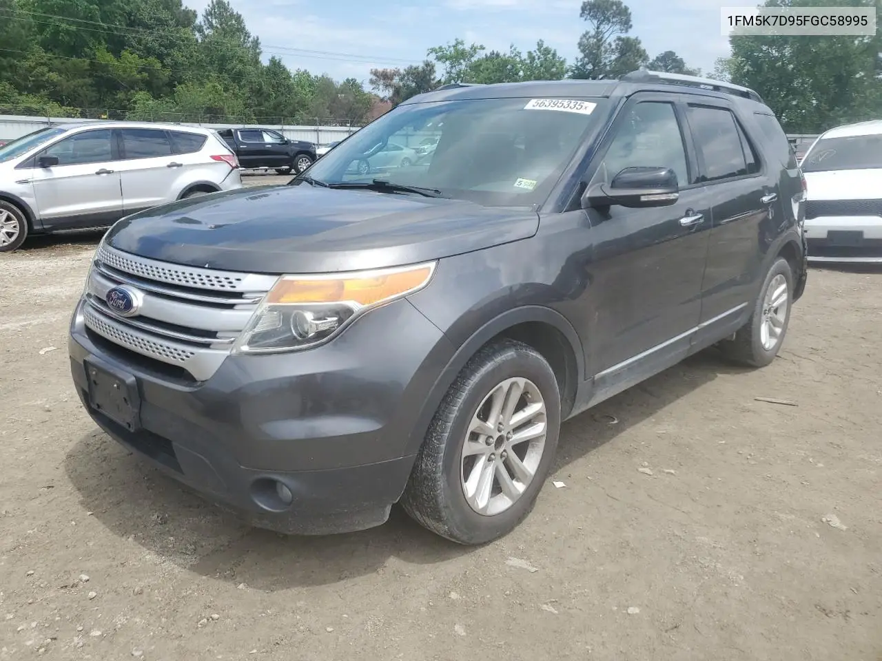 2015 Ford Explorer Xlt VIN: 1FM5K7D95FGC58995 Lot: 56395335