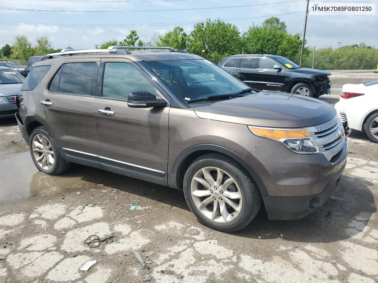 2015 Ford Explorer Xlt VIN: 1FM5K7D85FGB01250 Lot: 56833585