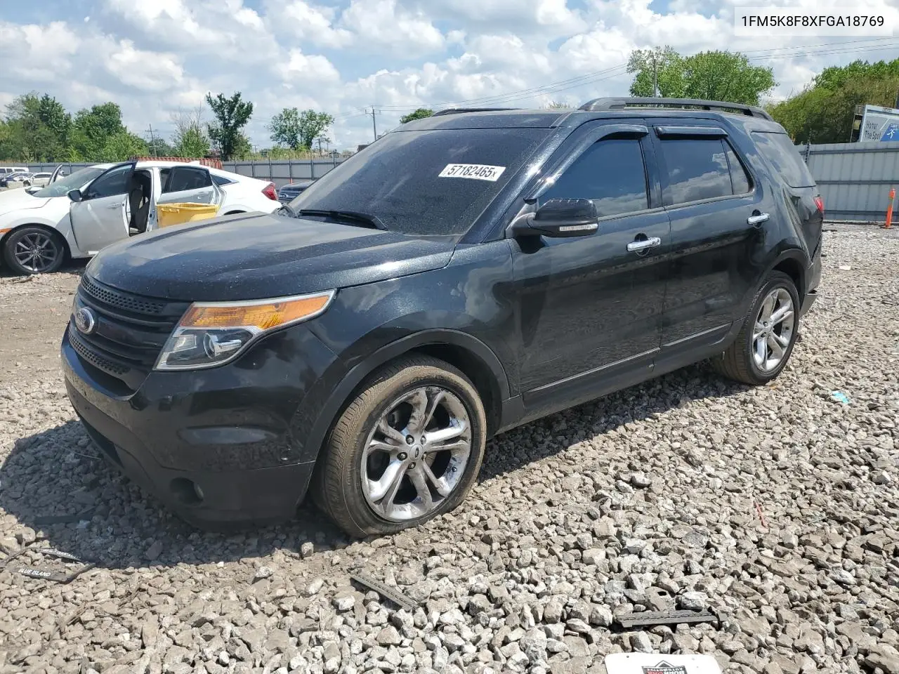 2015 Ford Explorer Limited VIN: 1FM5K8F8XFGA18769 Lot: 57182465