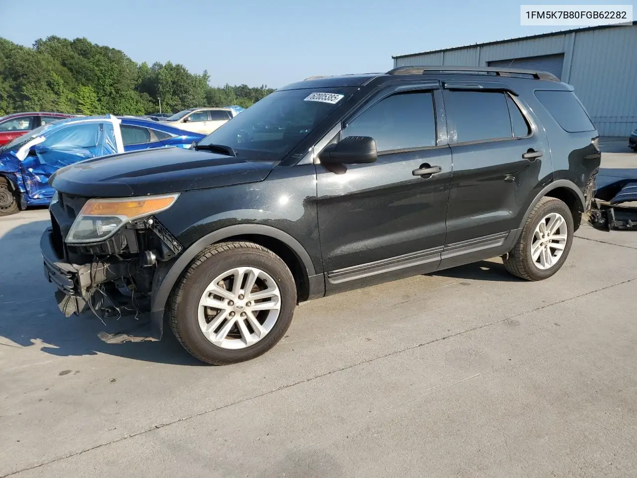 2015 Ford Explorer VIN: 1FM5K7B80FGB62282 Lot: 62005385