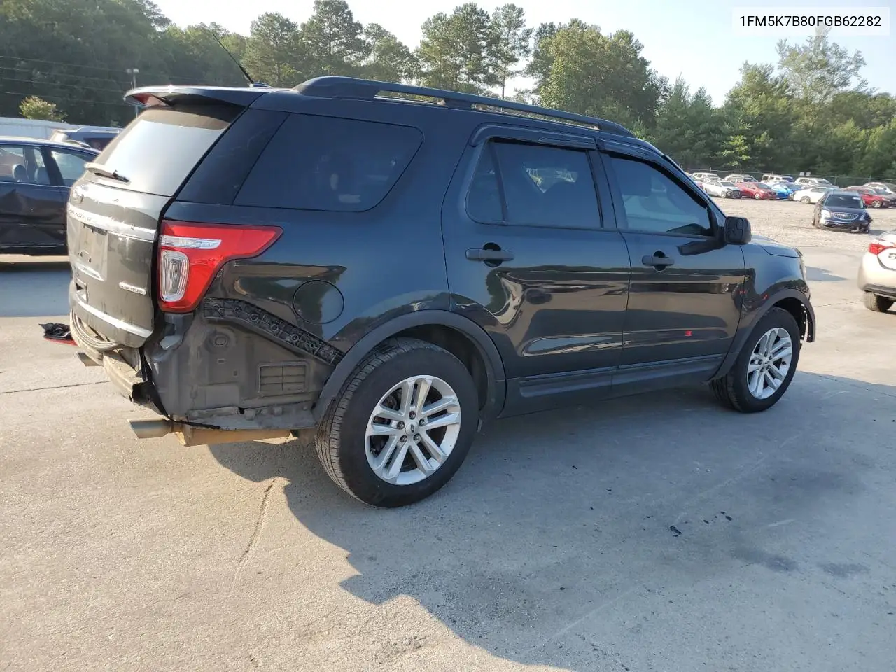 2015 Ford Explorer VIN: 1FM5K7B80FGB62282 Lot: 62005385