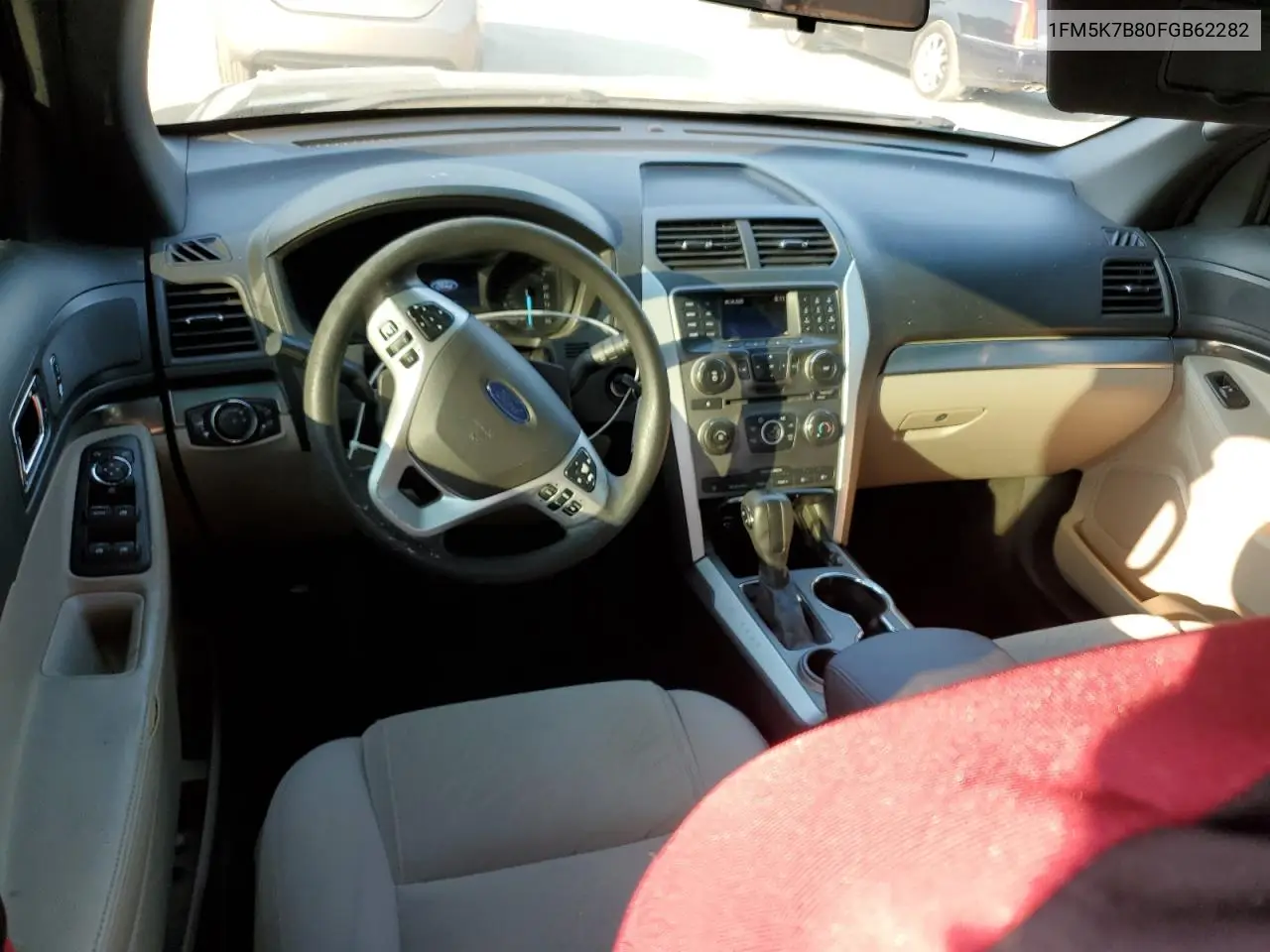 2015 Ford Explorer VIN: 1FM5K7B80FGB62282 Lot: 62005385