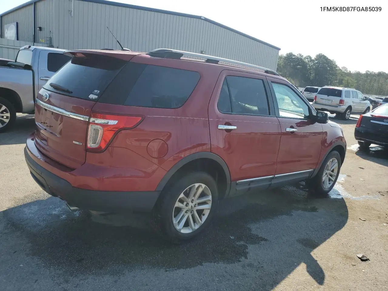 2015 Ford Explorer Xlt VIN: 1FM5K8D87FGA85039 Lot: 62065215