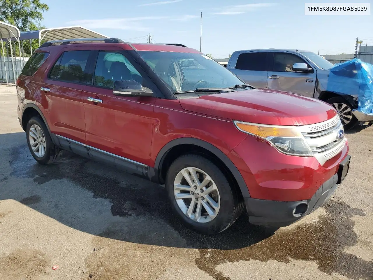 2015 Ford Explorer Xlt VIN: 1FM5K8D87FGA85039 Lot: 62065215