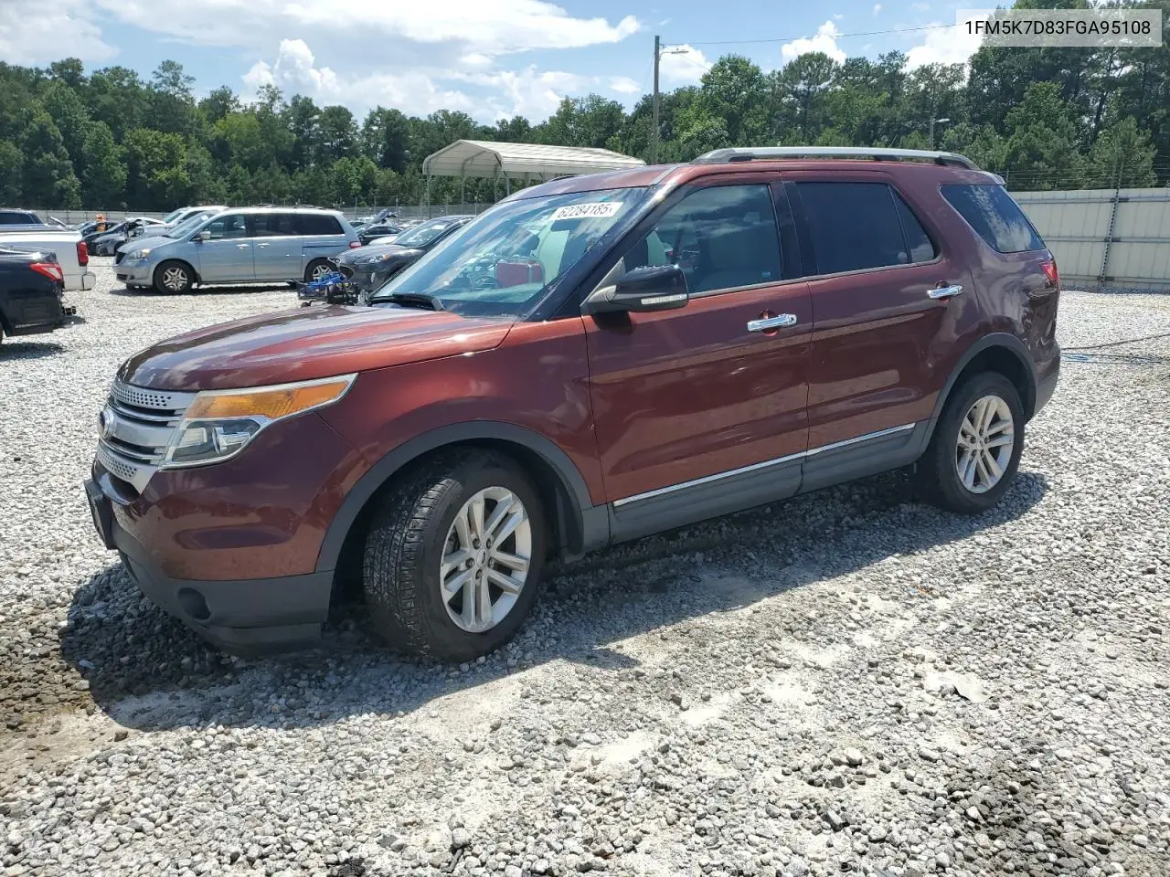 1fm5k7d83fga95108 1FM5K7D83FGA95108 2015 Ford Explorer Xlt