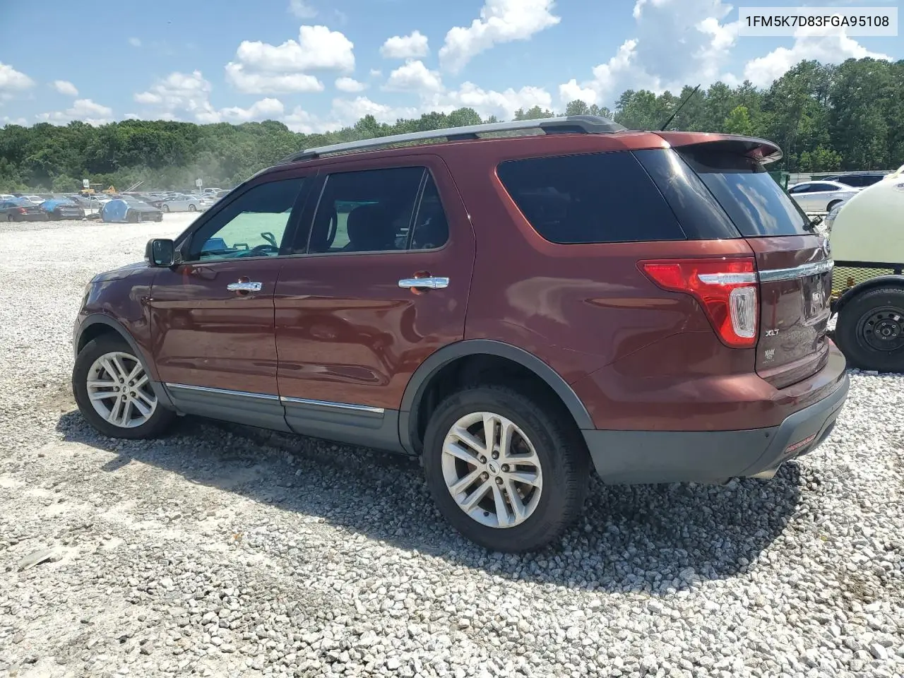 1fm5k7d83fga95108 1FM5K7D83FGA95108 2015 Ford Explorer Xlt