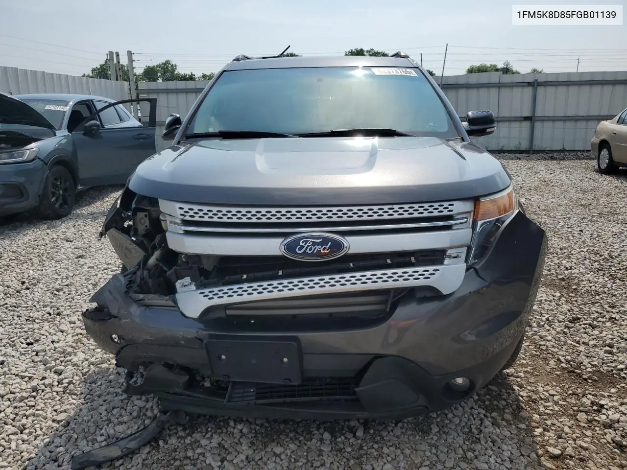 2015 Ford Explorer Xlt VIN: 1FM5K8D85FGB01139 Lot: 62373765