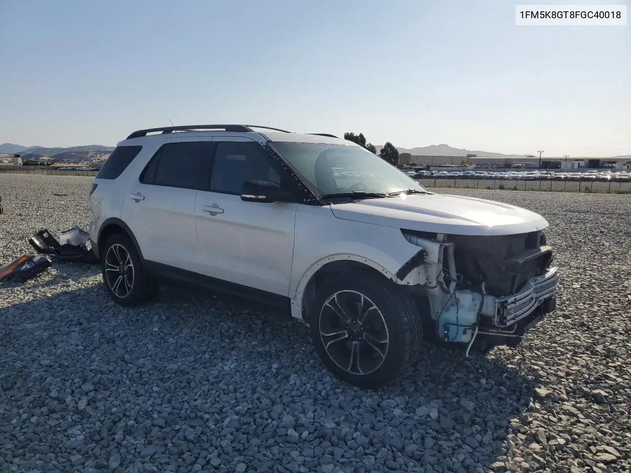 2015 Ford Explorer Sport VIN: 1FM5K8GT8FGC40018 Lot: 62471265