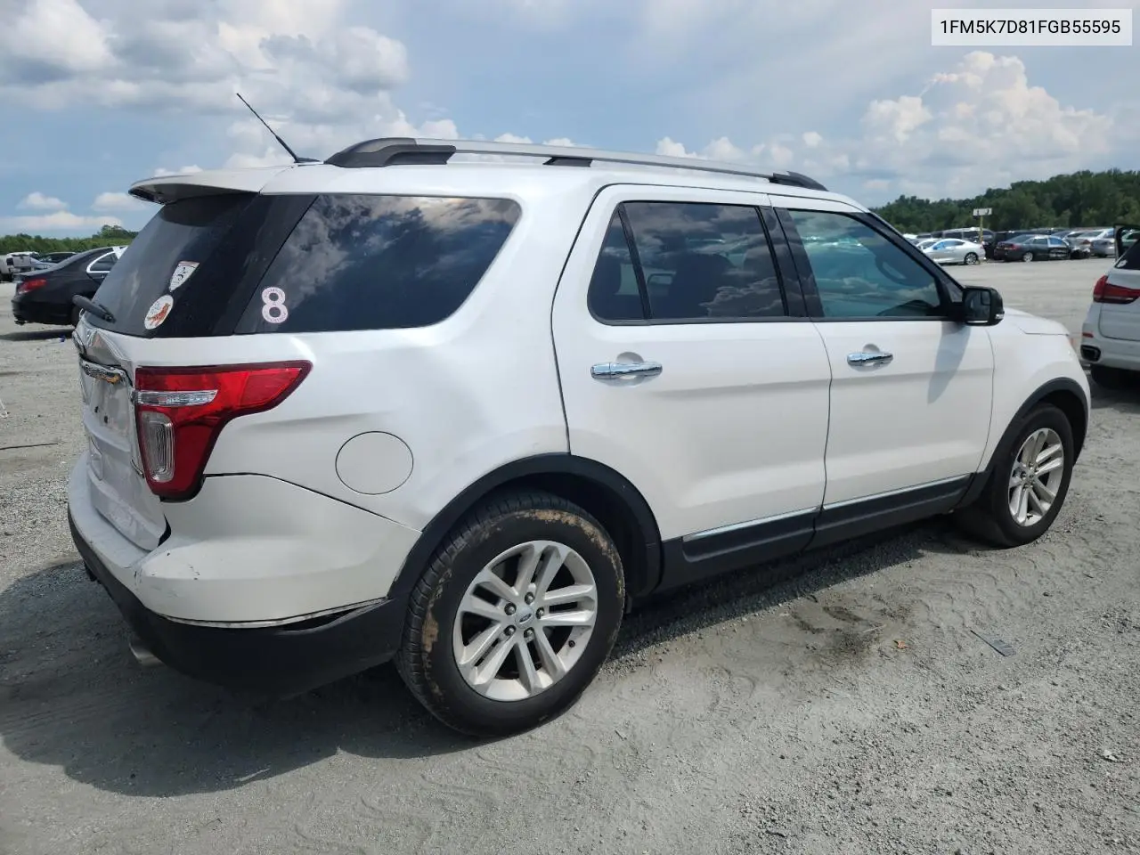 2015 Ford Explorer Xlt VIN: 1FM5K7D81FGB55595 Lot: 62476335