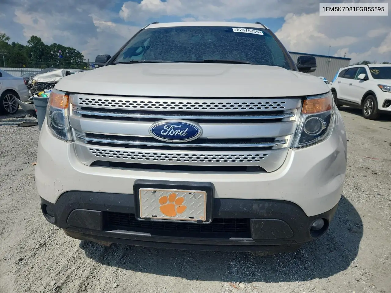 2015 Ford Explorer Xlt VIN: 1FM5K7D81FGB55595 Lot: 62476335