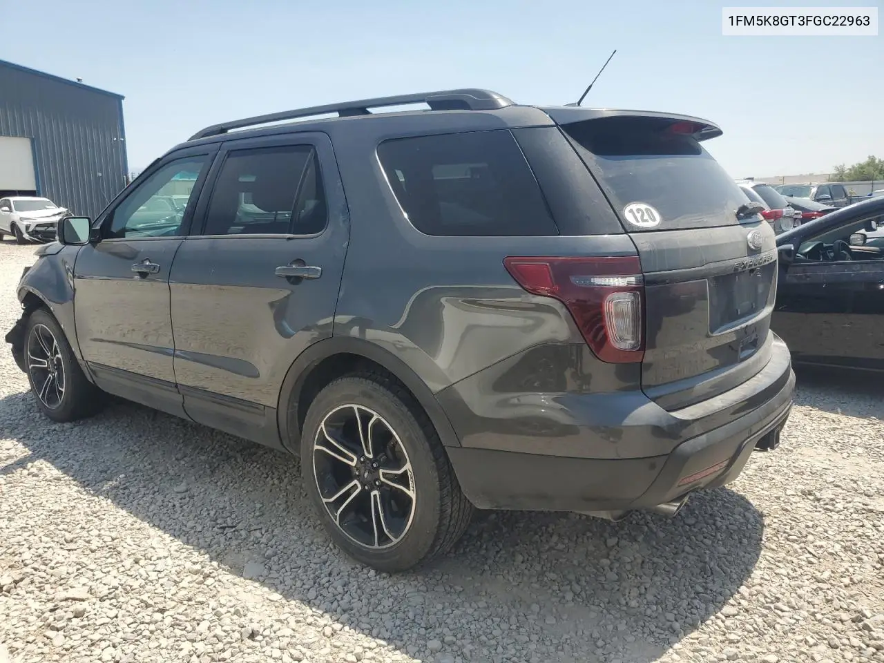 2015 Ford Explorer Sport VIN: 1FM5K8GT3FGC22963 Lot: 62708605