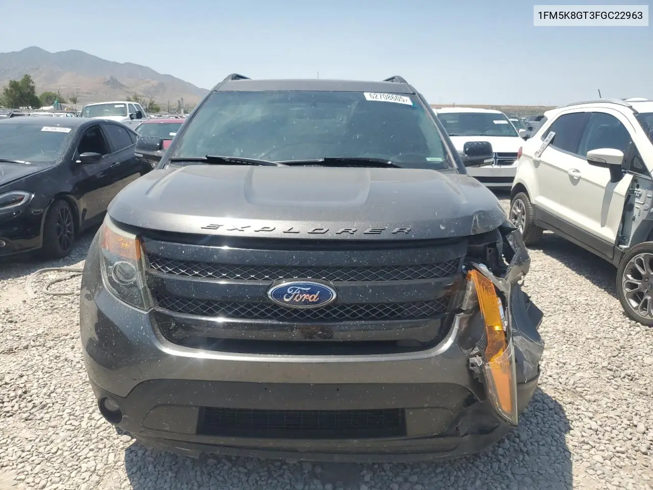 2015 Ford Explorer Sport VIN: 1FM5K8GT3FGC22963 Lot: 62708605