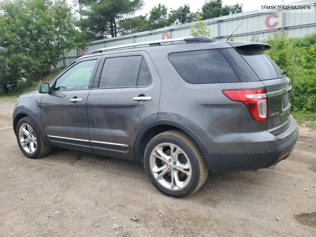 1FM5K7F82FGA20476 2015 Ford Explorer Limited