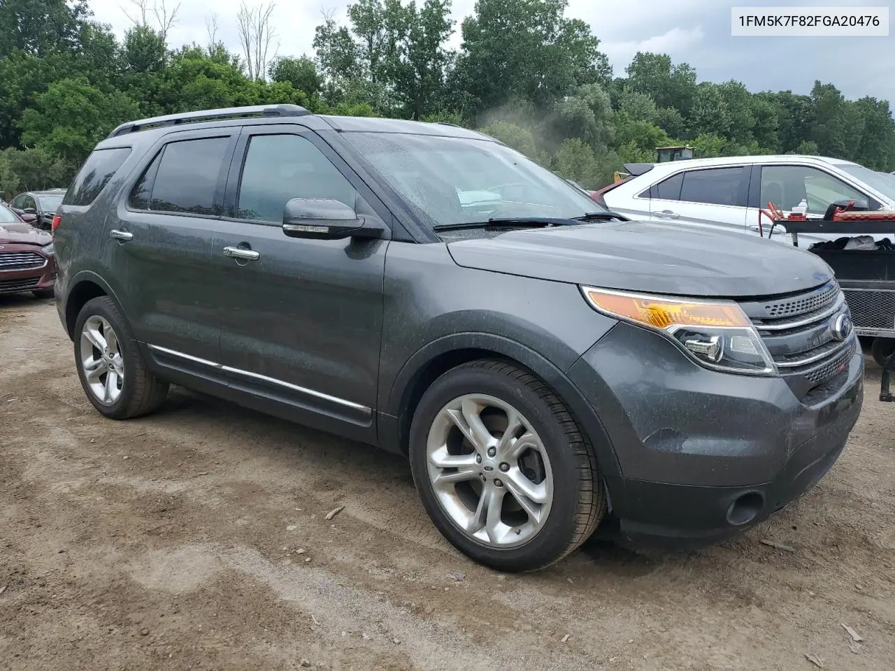 1FM5K7F82FGA20476 2015 Ford Explorer Limited