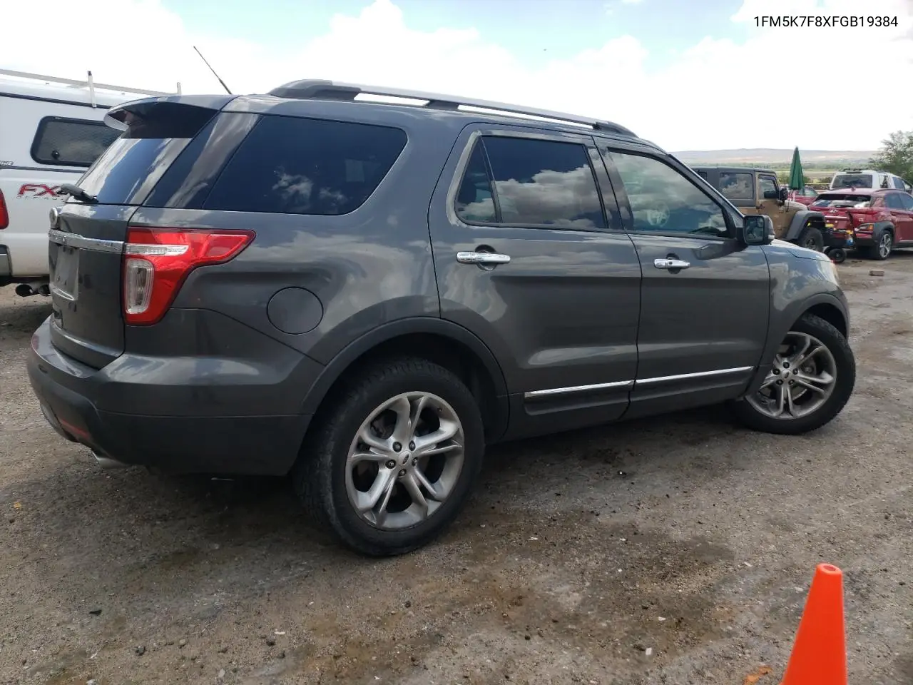 2015 Ford Explorer Limited VIN: 1FM5K7F8XFGB19384 Lot: 63081585