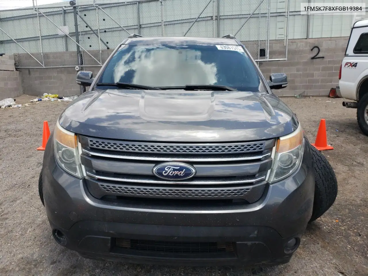 2015 Ford Explorer Limited VIN: 1FM5K7F8XFGB19384 Lot: 63081585