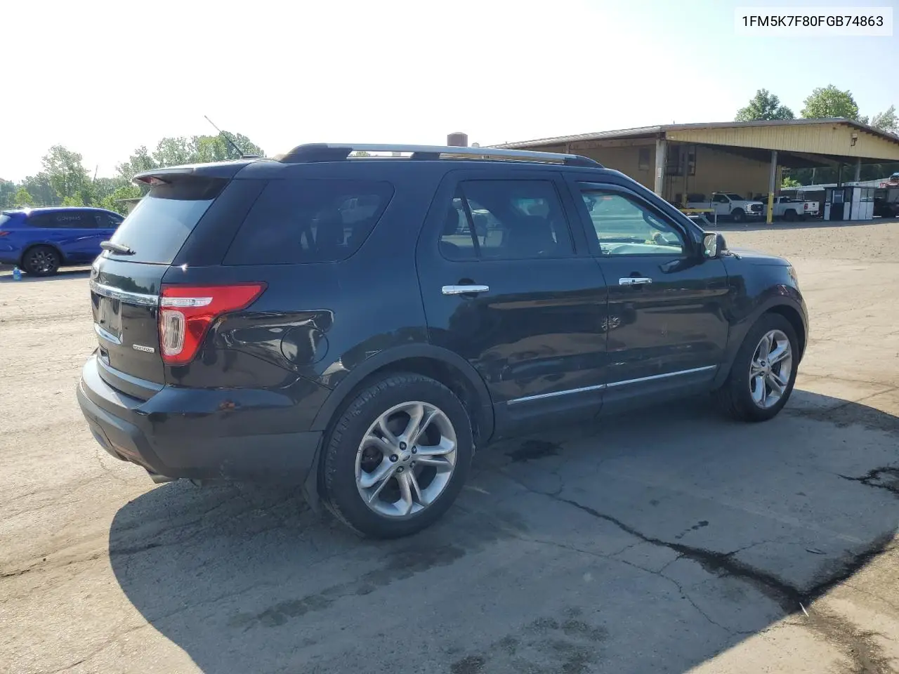 2015 Ford Explorer Limited VIN: 1FM5K7F80FGB74863 Lot: 63083685