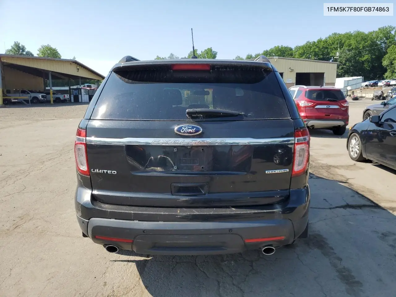 2015 Ford Explorer Limited VIN: 1FM5K7F80FGB74863 Lot: 63083685