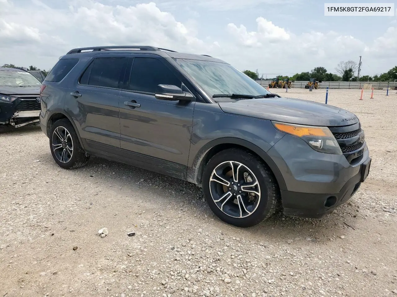 2015 Ford Explorer Sport VIN: 1FM5K8GT2FGA69217 Lot: 63090435
