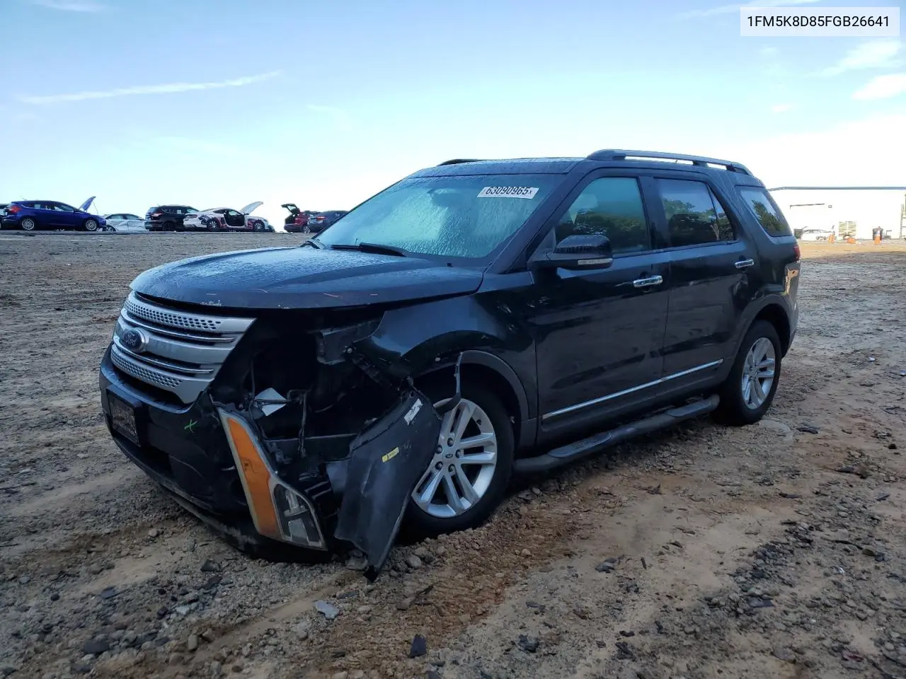 2015 Ford Explorer Xlt VIN: 1FM5K8D85FGB26641 Lot: 63090965