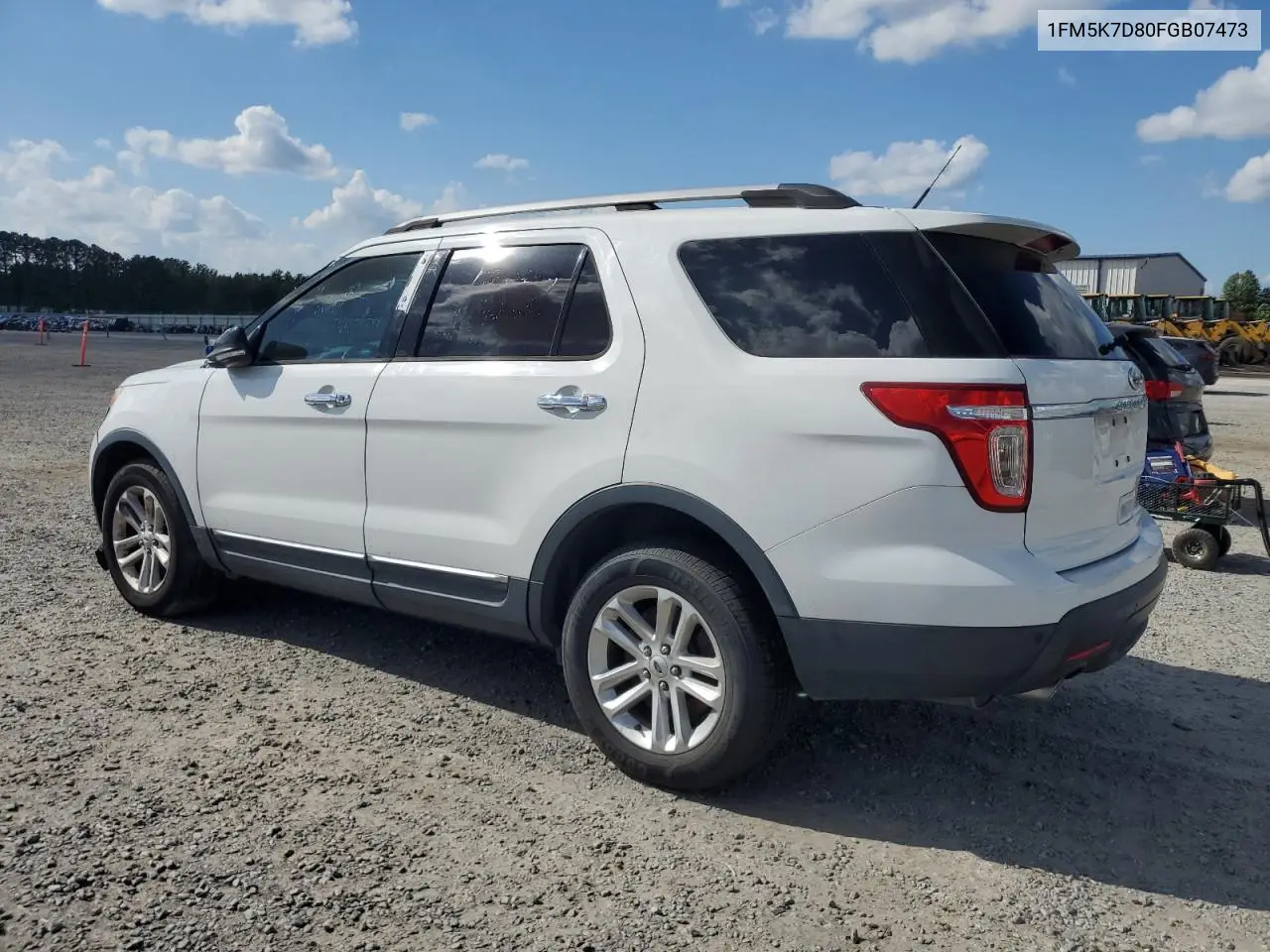 2015 Ford Explorer Xlt VIN: 1FM5K7D80FGB07473 Lot: 63305045