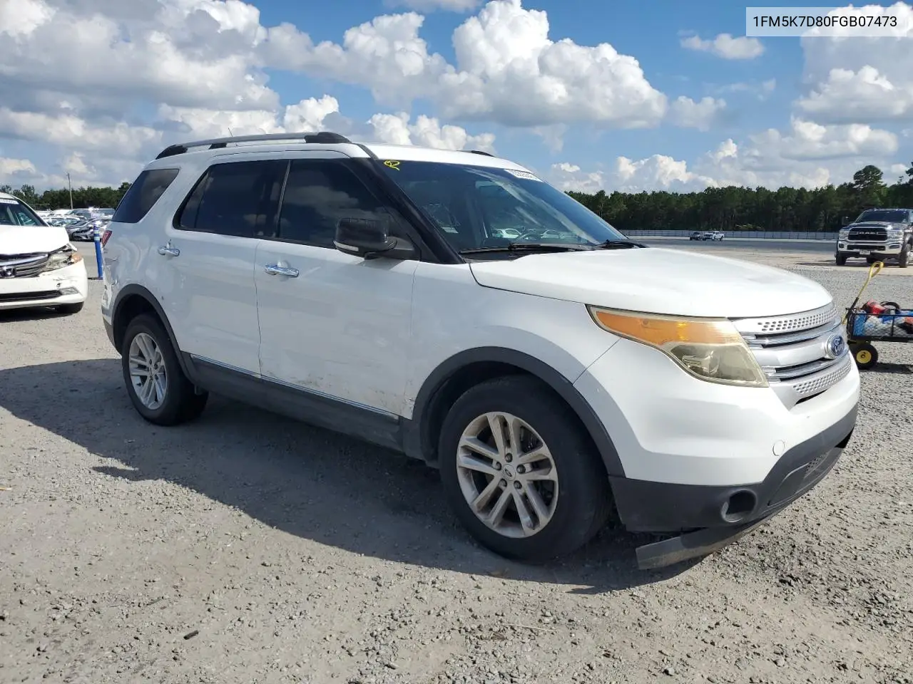2015 Ford Explorer Xlt VIN: 1FM5K7D80FGB07473 Lot: 63305045