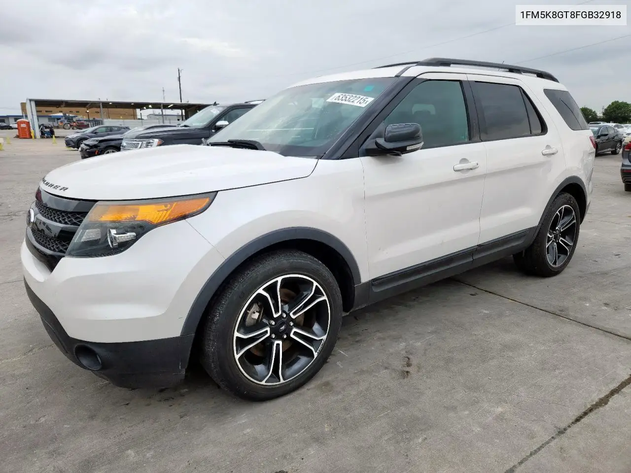 2015 Ford Explorer Sport VIN: 1FM5K8GT8FGB32918 Lot: 63532215