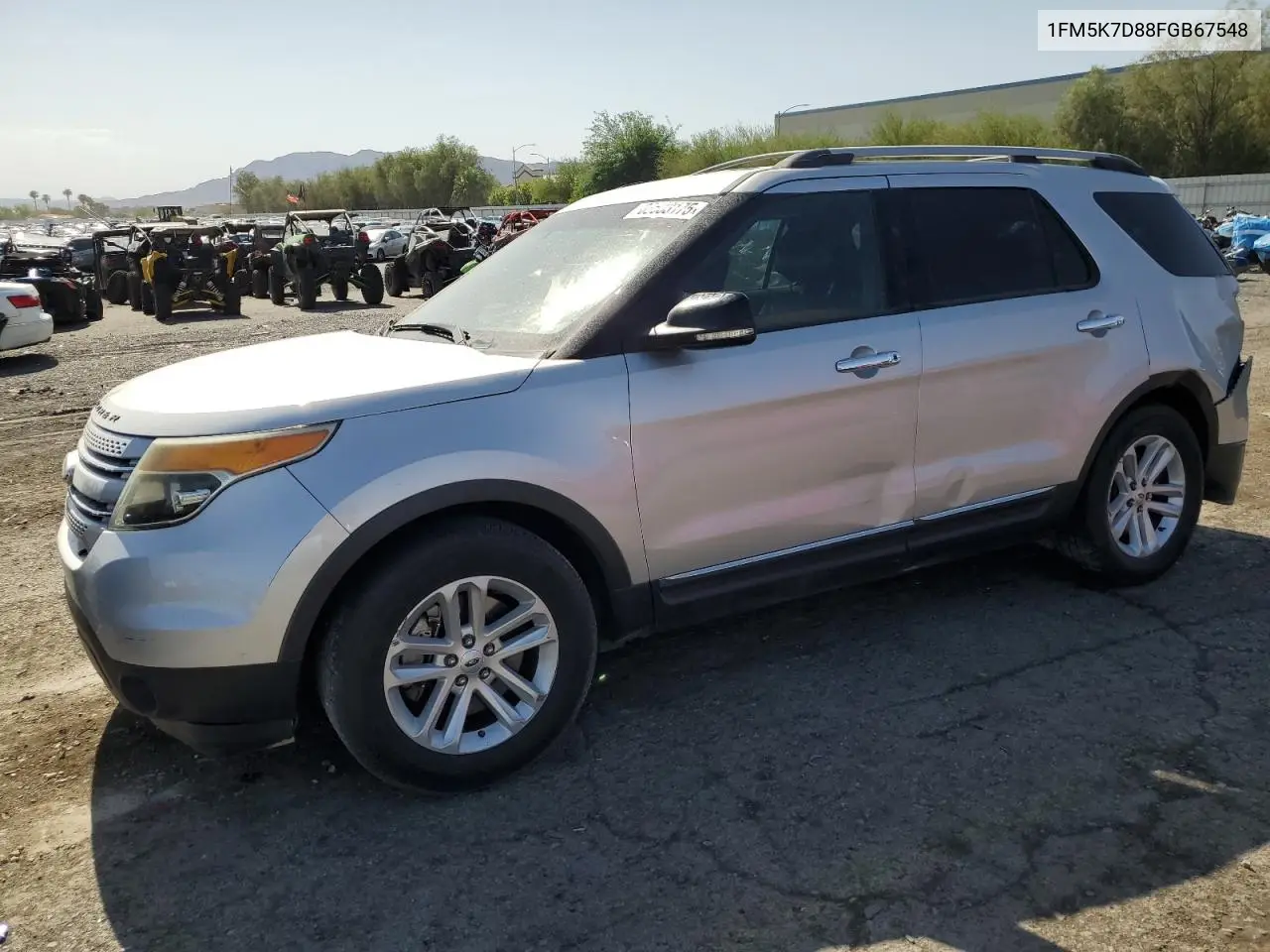 2015 Ford Explorer Xlt VIN: 1FM5K7D88FGB67548 Lot: 63633175