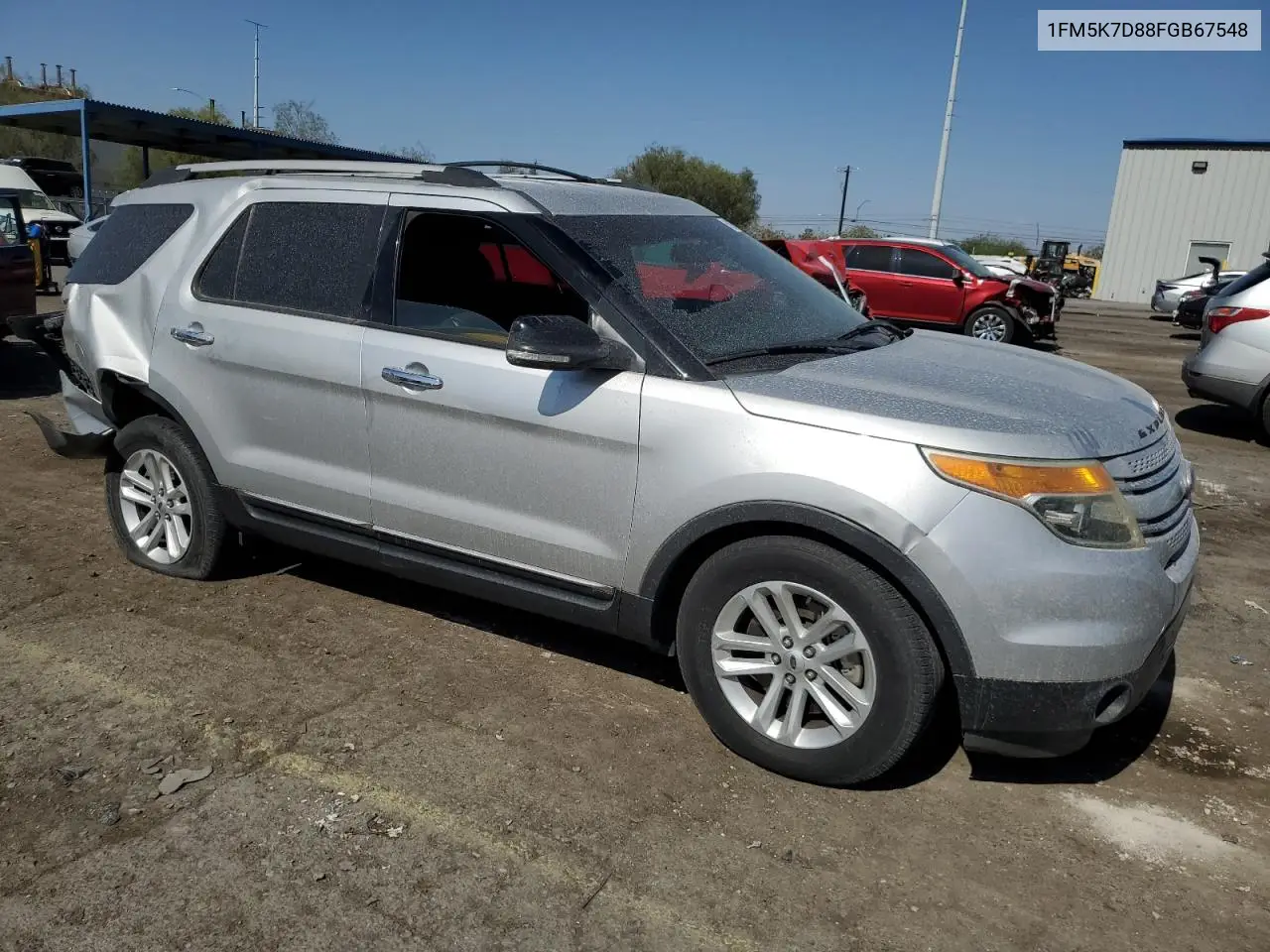 2015 Ford Explorer Xlt VIN: 1FM5K7D88FGB67548 Lot: 63633175