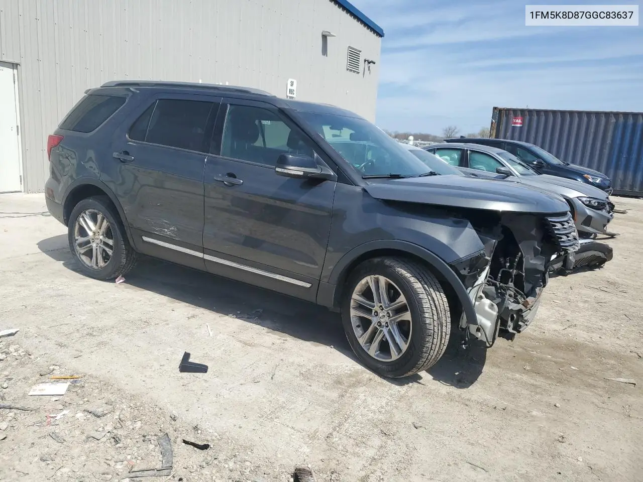 1fm5k8d87ggc83637 1FM5K8D87GGC83637 2016 Ford Explorer Xlt