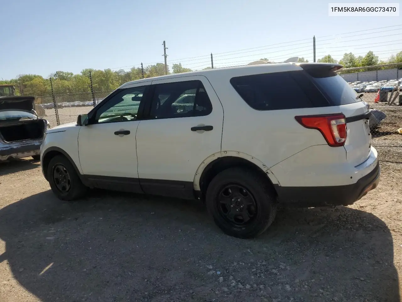 2016 Ford Explorer Police Interceptor VIN: 1FM5K8AR6GGC73470 Lot: 54881135