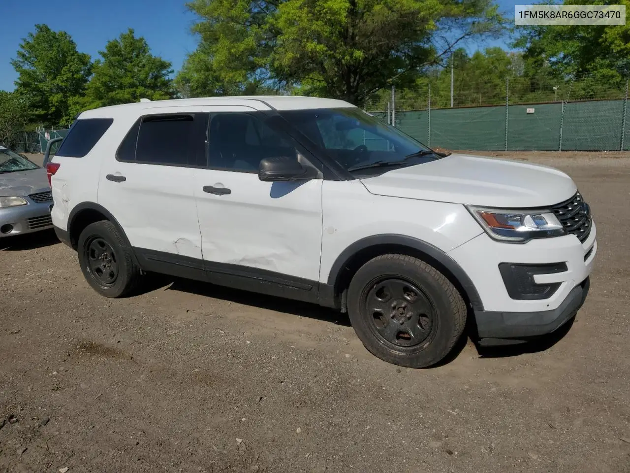 2016 Ford Explorer Police Interceptor VIN: 1FM5K8AR6GGC73470 Lot: 54881135