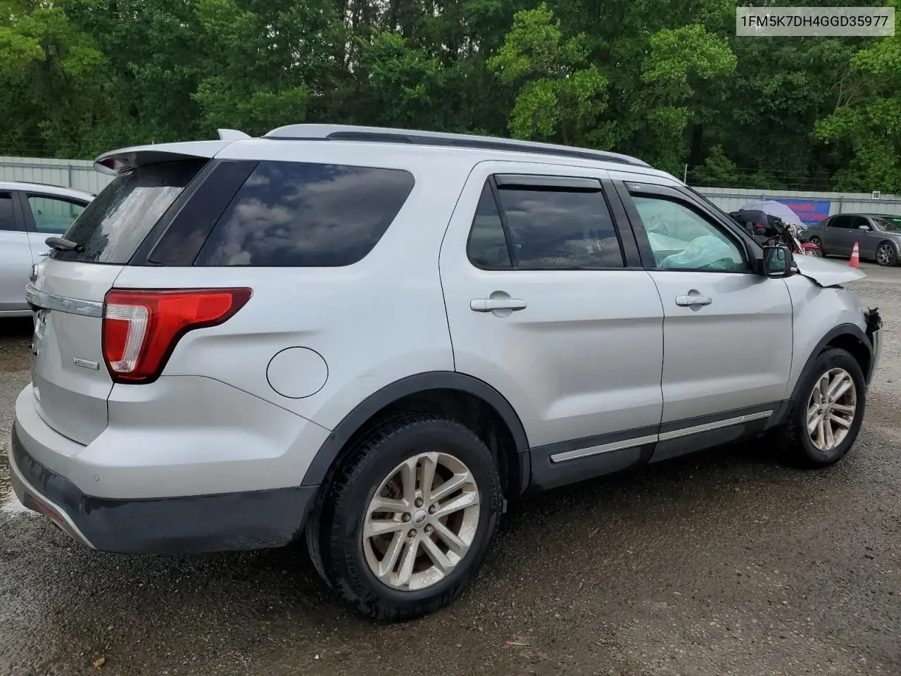 2016 Ford Explorer Xlt VIN: 1FM5K7DH4GGD35977 Lot: 56913325