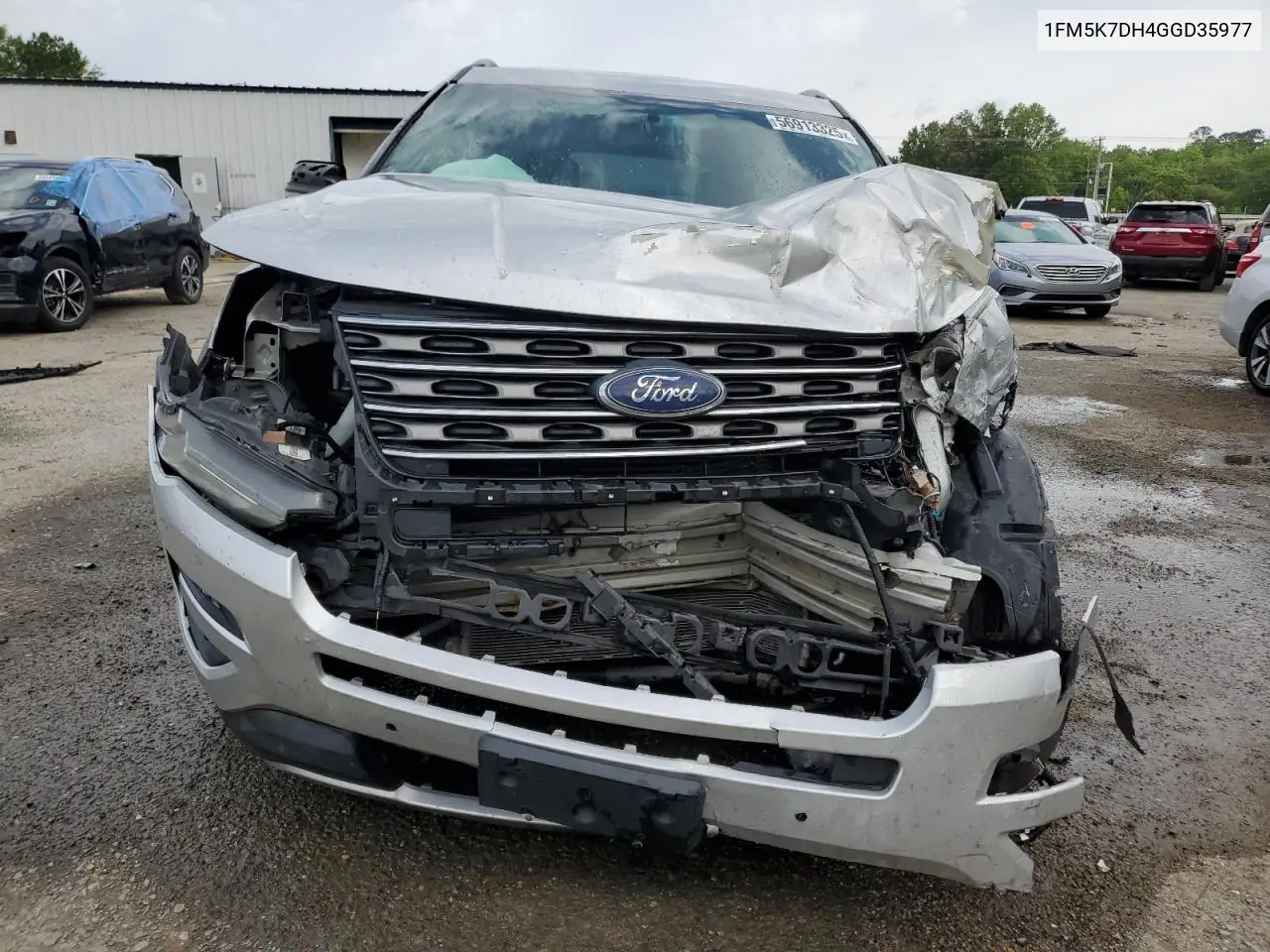 2016 Ford Explorer Xlt VIN: 1FM5K7DH4GGD35977 Lot: 56913325