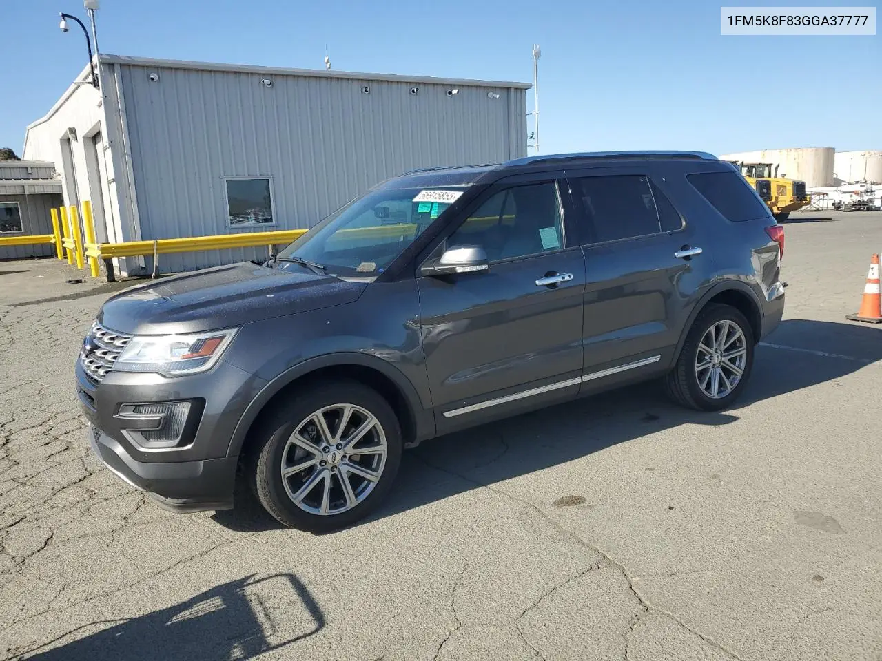 2016 Ford Explorer Limited VIN: 1FM5K8F83GGA37777 Lot: 56915855