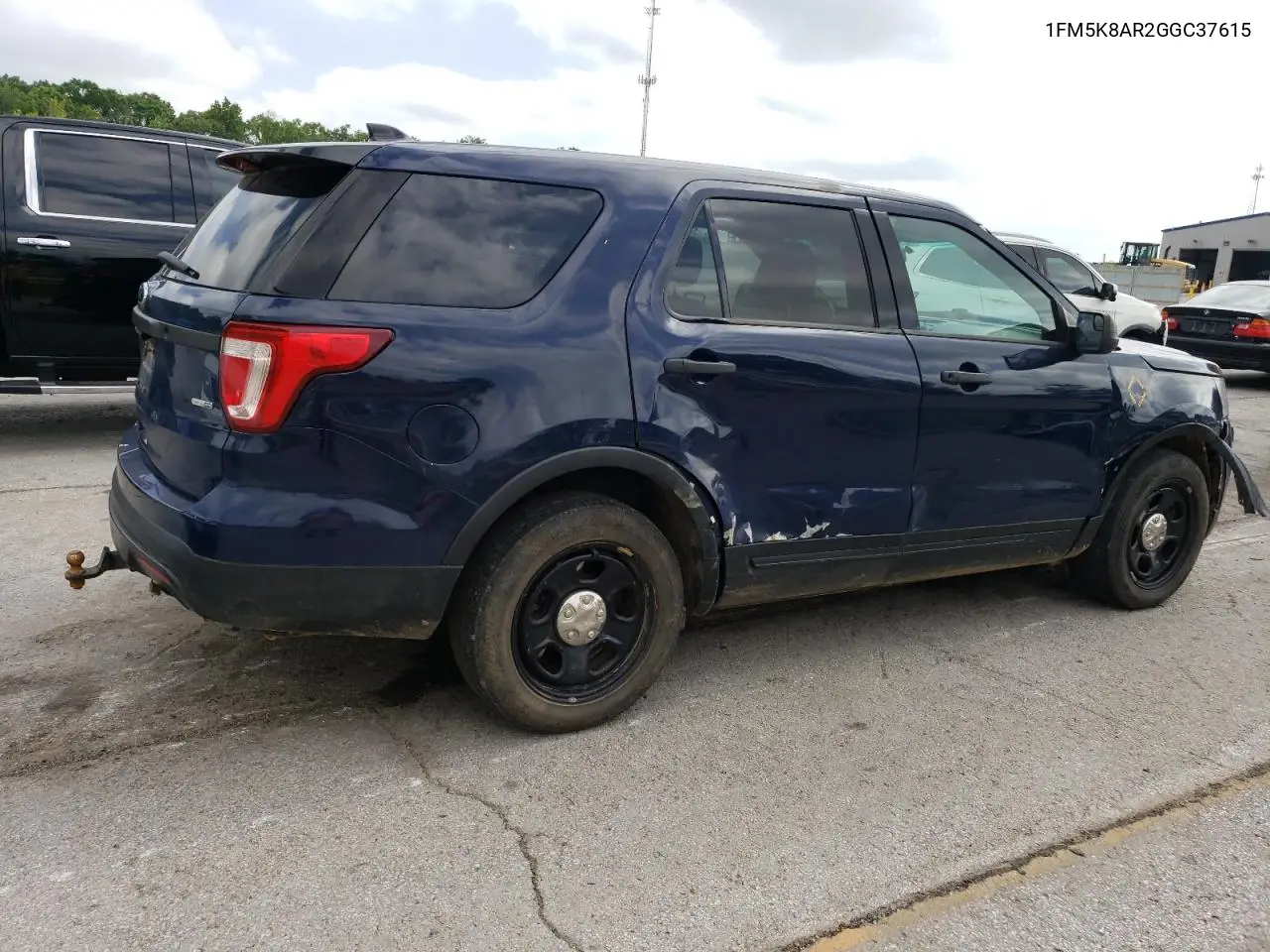 2016 Ford Explorer Police Interceptor VIN: 1FM5K8AR2GGC37615 Lot: 57084935