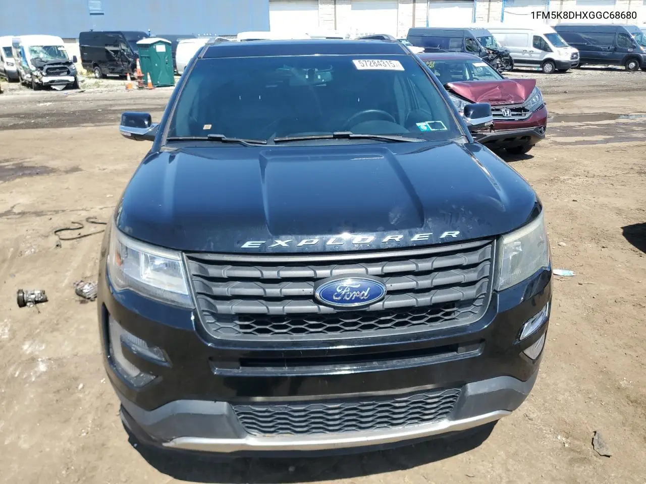 2016 Ford Explorer Xlt VIN: 1FM5K8DHXGGC68680 Lot: 57284315
