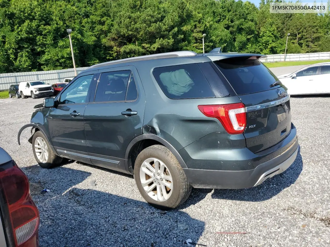 2016 Ford Explorer Xlt VIN: 1FM5K7D85GGA42413 Lot: 60928765