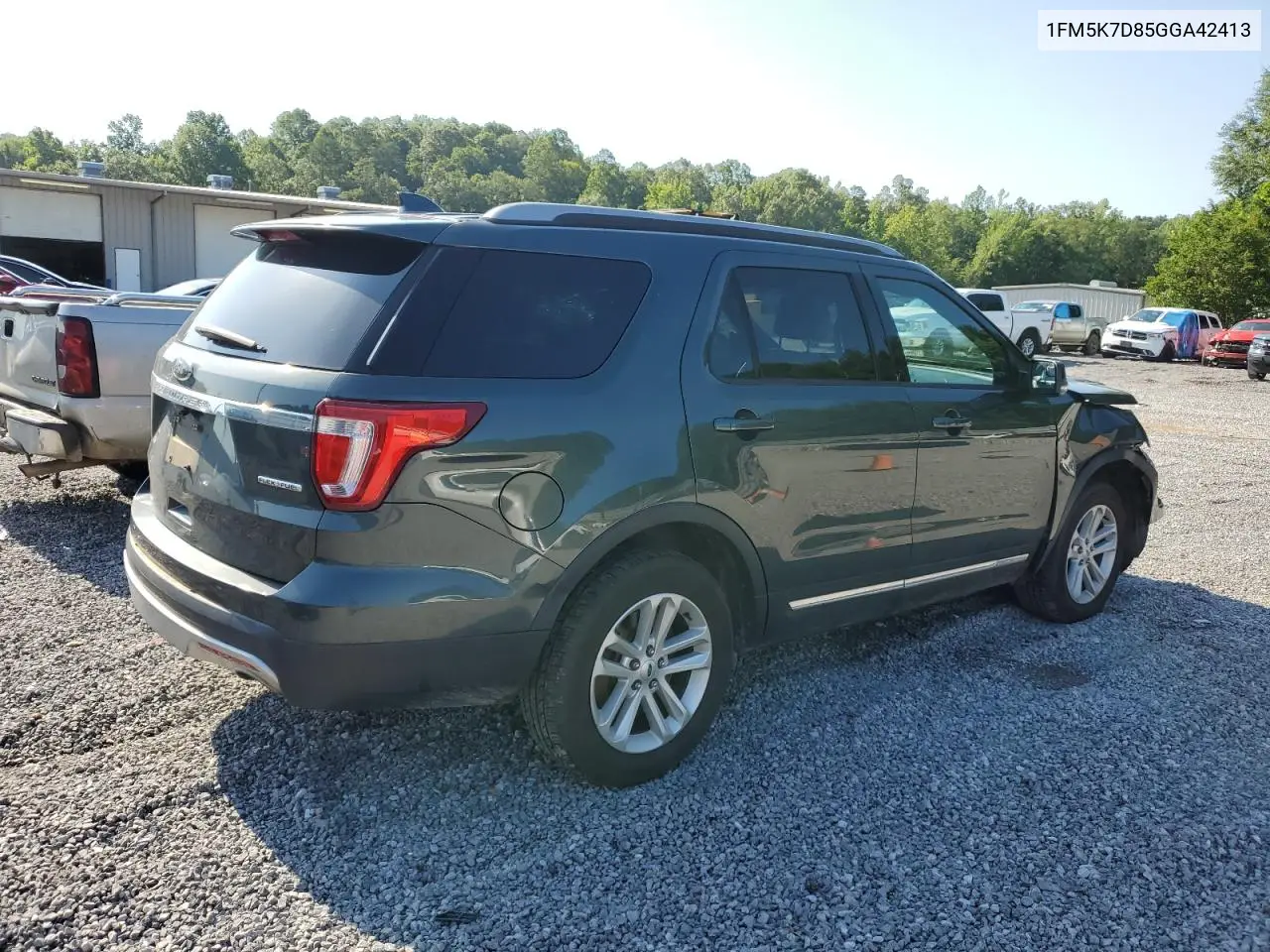 2016 Ford Explorer Xlt VIN: 1FM5K7D85GGA42413 Lot: 60928765