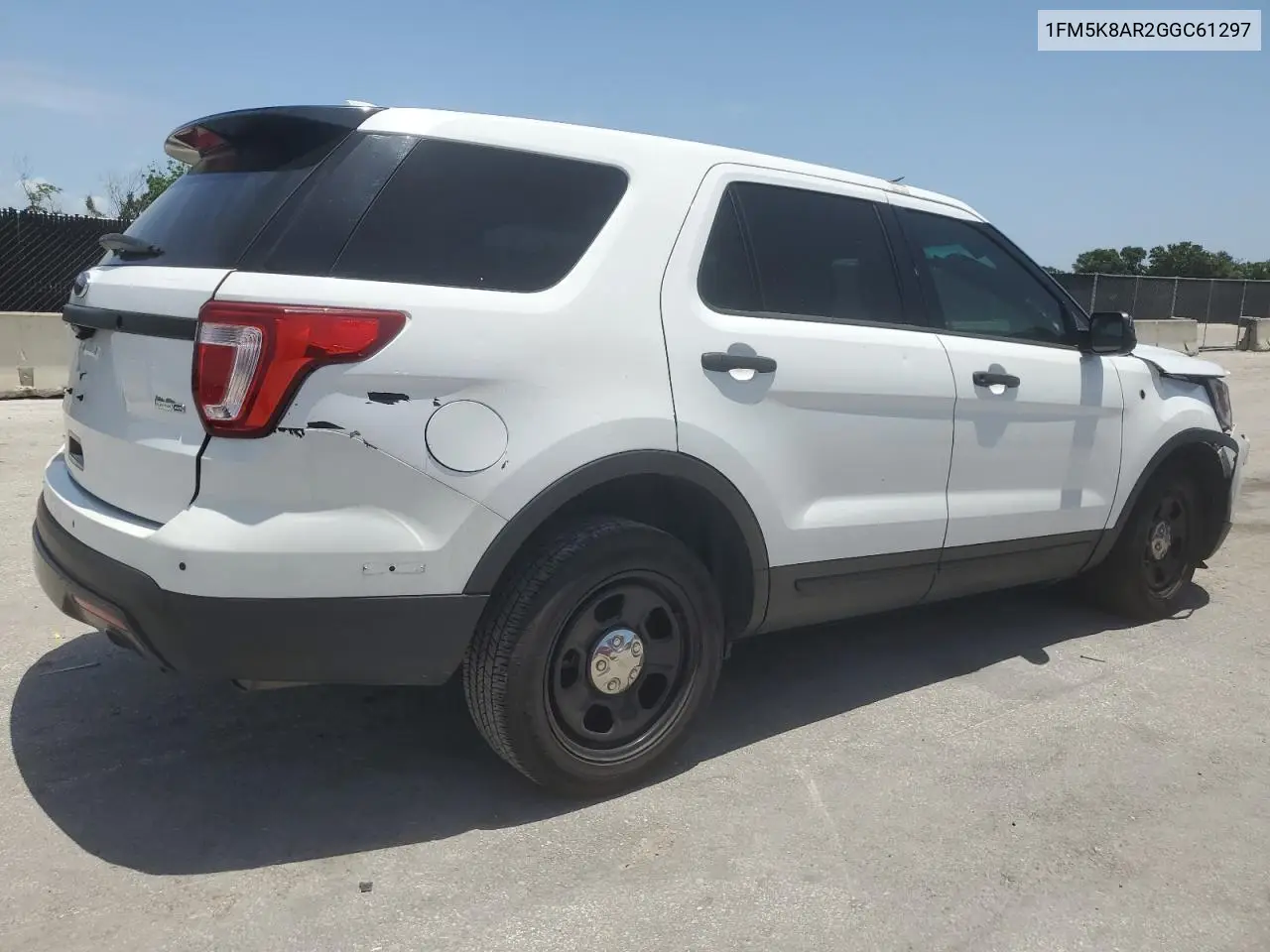 2016 Ford Explorer Police Interceptor VIN: 1FM5K8AR2GGC61297 Lot: 60953455